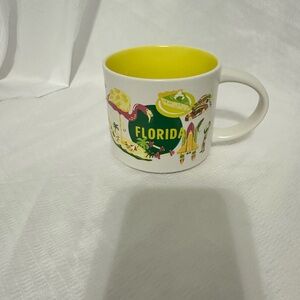 Starbucks Florida Mug with Yellow Interior